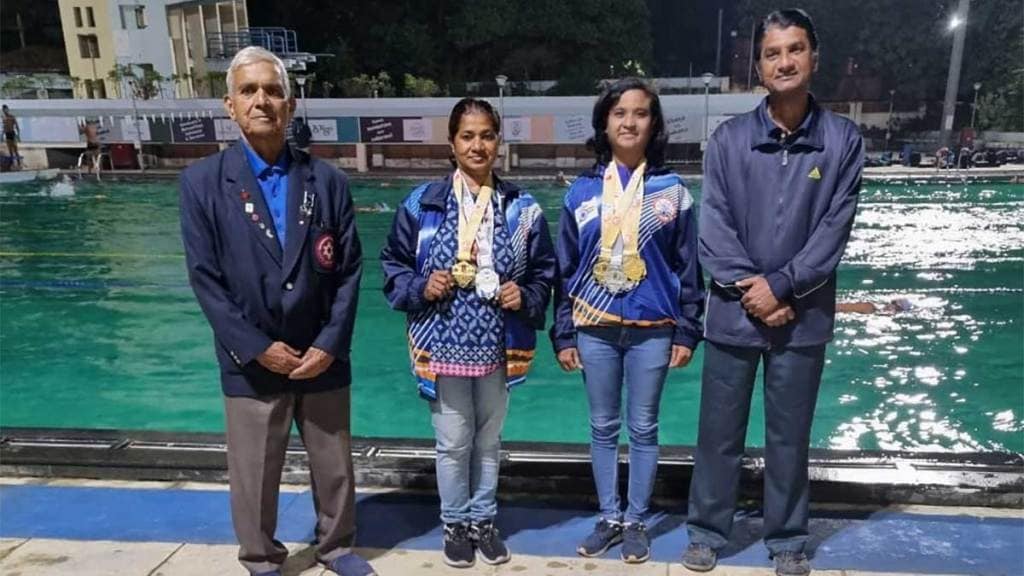 Nagpur Anjali, Nilima excel in International Masters Swimming