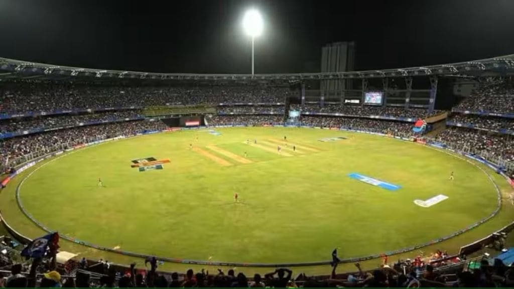 wankhede stadium pitch row