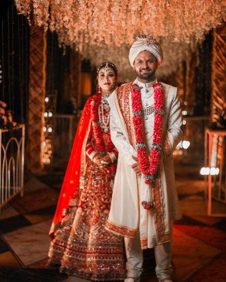 Indian fast bowler Mukesh Kumar's wedding photos