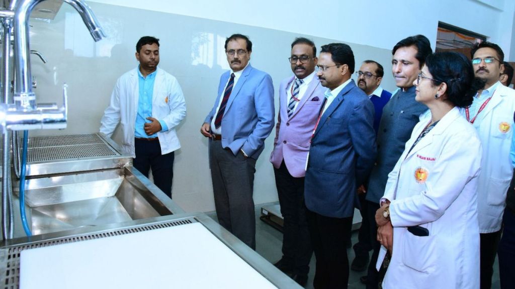 Inauguration of Mortuary in AIIMS