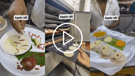 Apple idli viral video