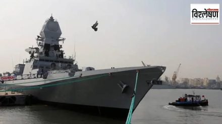 How are Indian Navy's warships and submarines named?