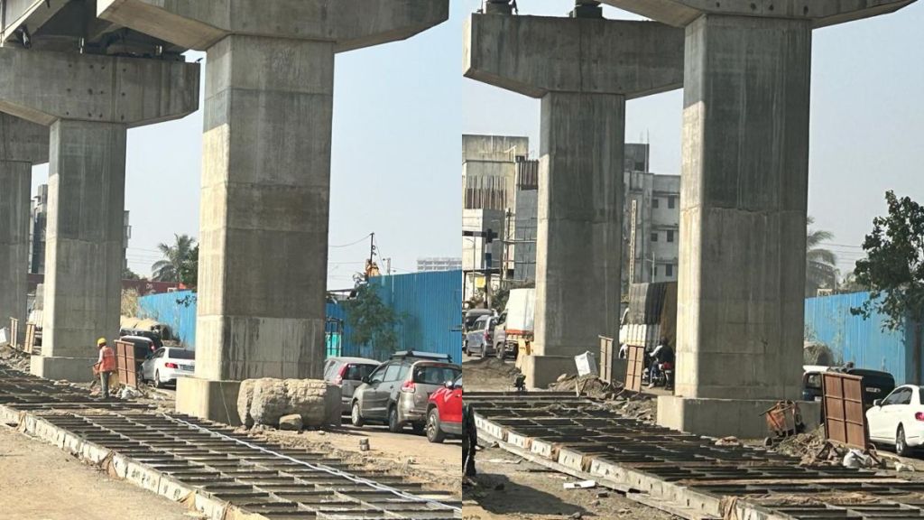 Negligence in the work of Juchandra flyover Citizens are suffering from difficult alternate roads dust problem traffic congestion