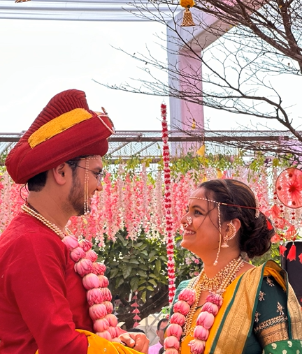 Mugdha Vaishampayan Prathamesh Laghate Wedding Photos