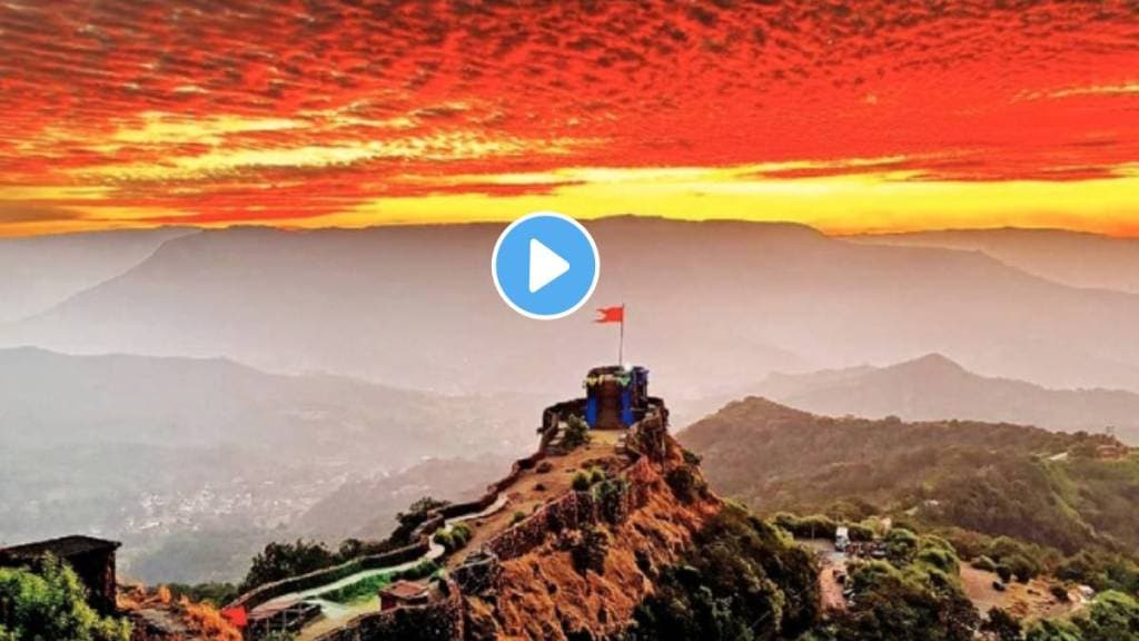 maharashtra pratapgad fort near mahabaleswar satara mesmerising sunrise video