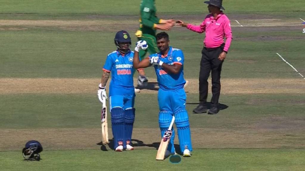 Sanju Samson's century in the third ODI against