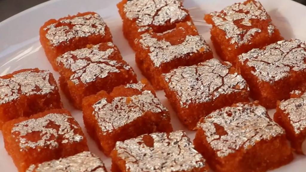 Winter Special How To Make Orange Barfi or Nagpur special santryachi Barfi Not The Recipes