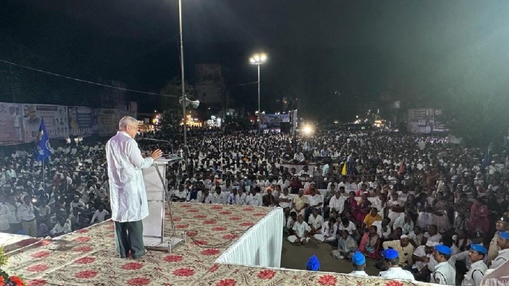 Prakash Ambedkar attends Sri Mukti Parishad organized by Vanchit Bahujan Vikas Aghadi on the occasion of Manusmriti Dahan Day in Nagpur