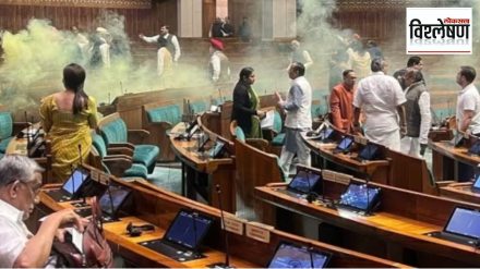 Unprecedented intrusion in Lok Sabha