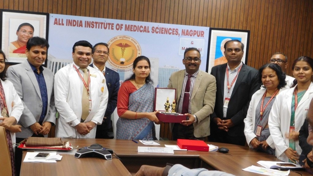 Bharti Pawar reviewed AIIMS Nagpur