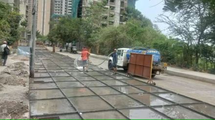 concrete road works in mumbai