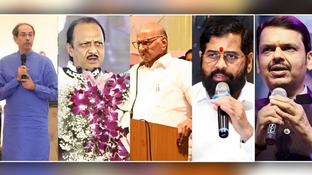 uddhav thackeray ajit pawar sharad pawar eknath shinde devendra fadnavis