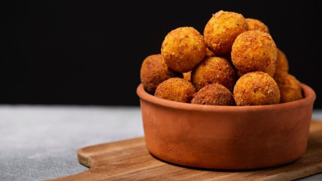 garlic parm potato cheese balls recipe