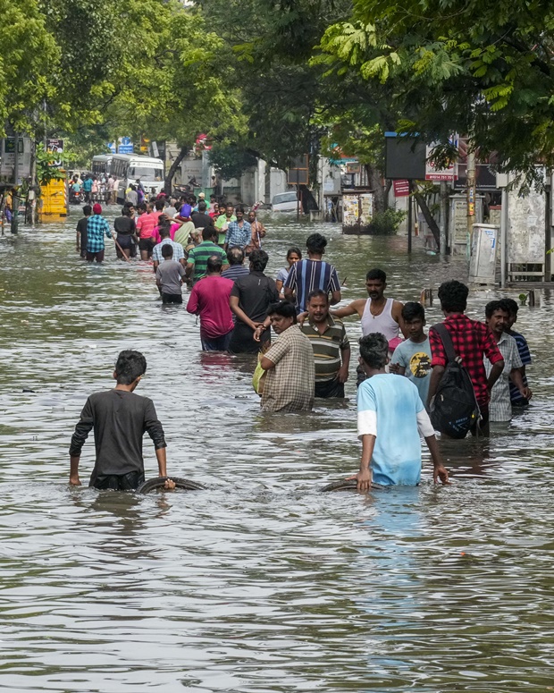 chennai rains, Cyclone Michaung, indian express