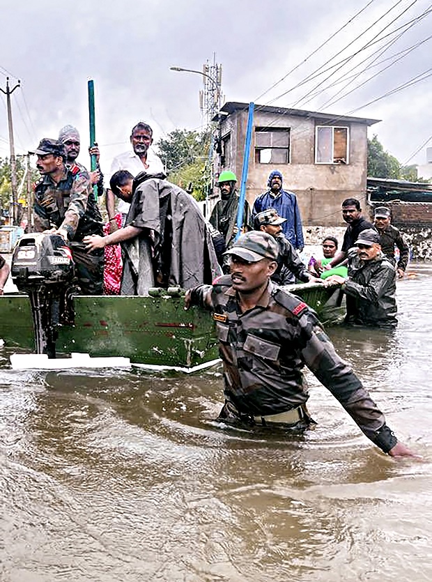 chennai rains, Cyclone Michaung, indian express