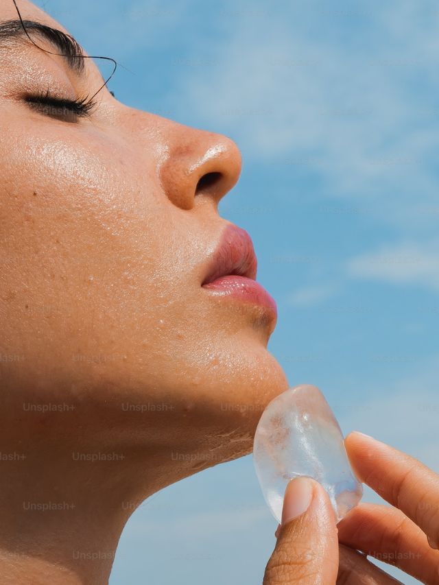 skin care tips winter applying ice on your face helps to reduce acne beauty tips gujarati news