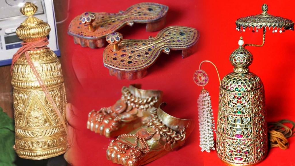 police registered case against seven people on theft of antique jewellery of tulja bhavani