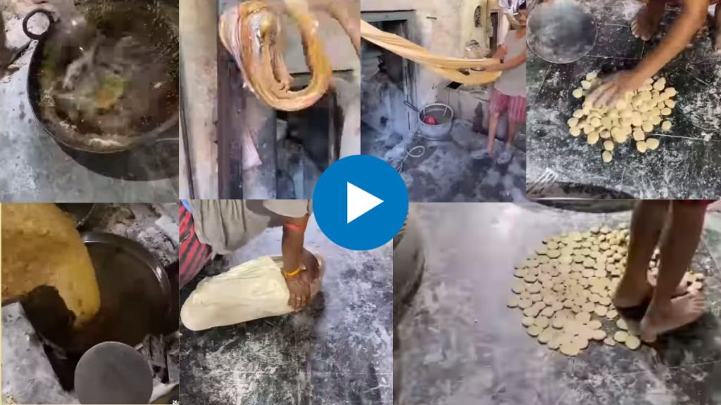 viral video how revdi is made watch revdi making process will leave you disgusted