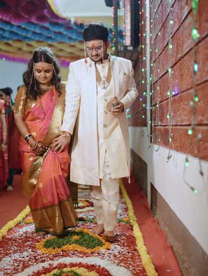 prathamesh laghate and mugdha vaishampayan wedding