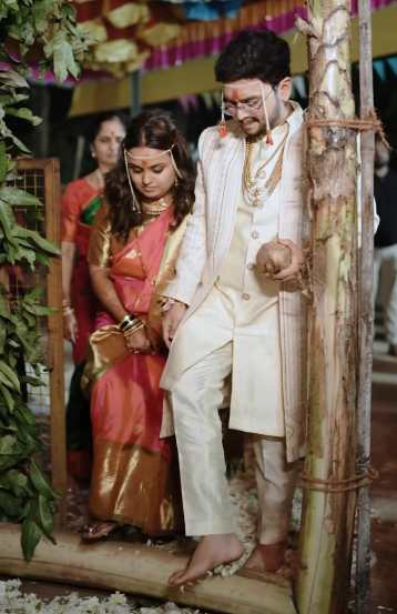 prathamesh laghate and mugdha vaishampayan wedding