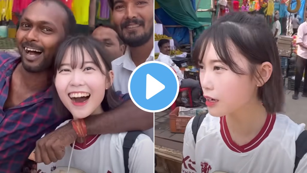 video young Korean tourist abused Indian man gone viral social media pune