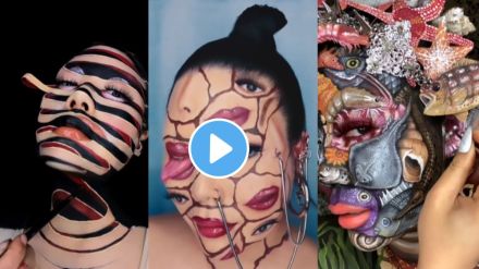 Crazy makeup art