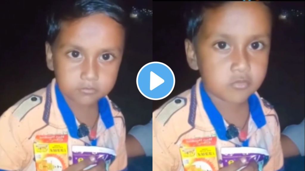 child boy from bihar said dialogue from tiranga movie