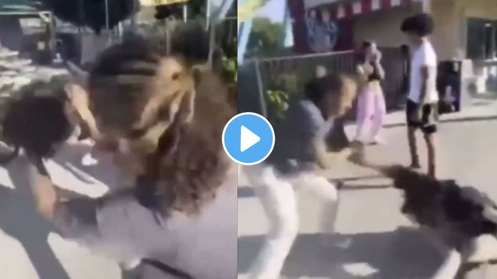 two young girls fighting at school and pull hairs shocking video goes viral