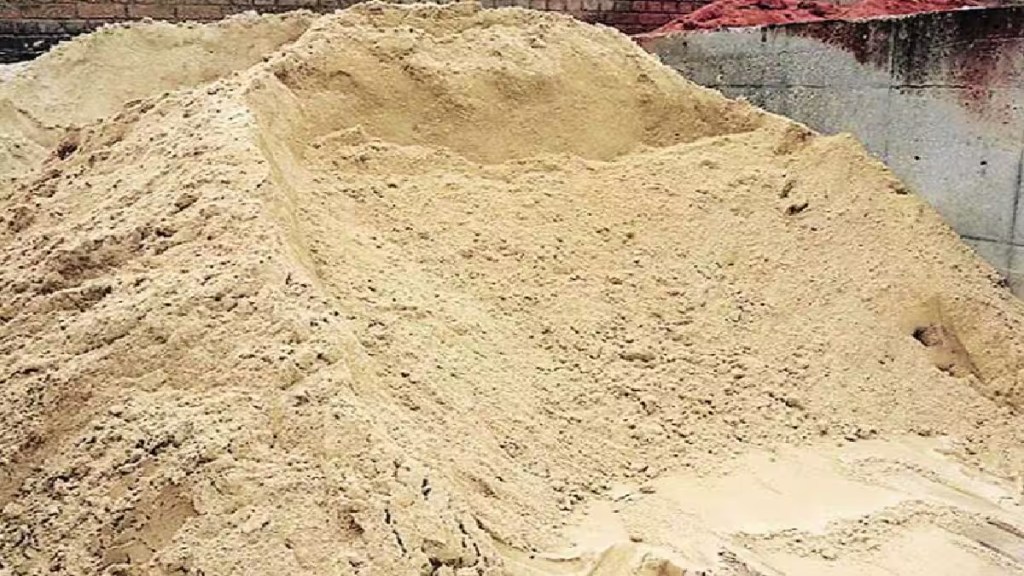 Due to high demand of sand the price has increased Washim