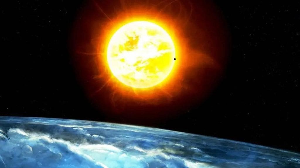 At the beginning of the year distance between earth and sun will decrease