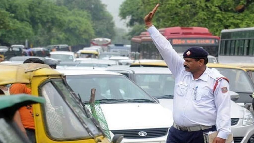 e-Challan violation traffic rules fine outstanding nagpur