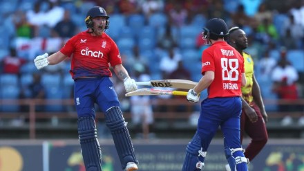 WI vs ENG: Historic win for England in thrilling match Harry Brook's batting in Andre Russell's over