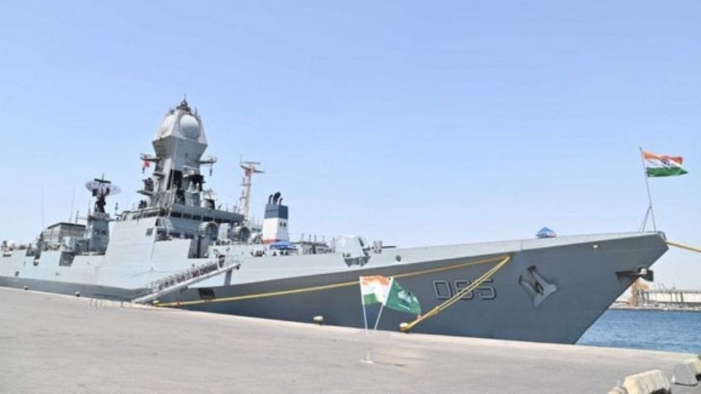 Indian Navy Warship INS chennai