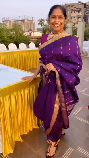 Ira Khan Mother-In-Law Nauvari Saree