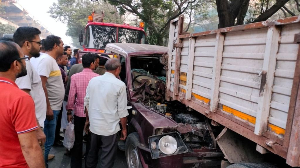 On the first day of the new year there was terrible accident on the Mumbai Nashik highway