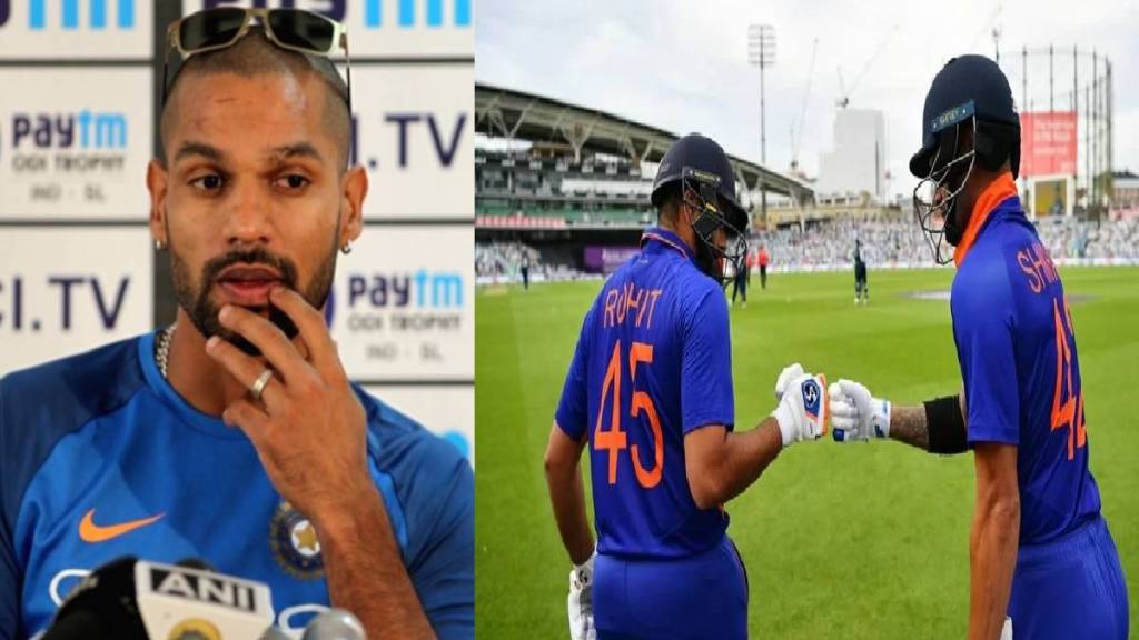 It is because of him that I am here Shikhar Dhawan gave big statement regarding Rohit Sharma