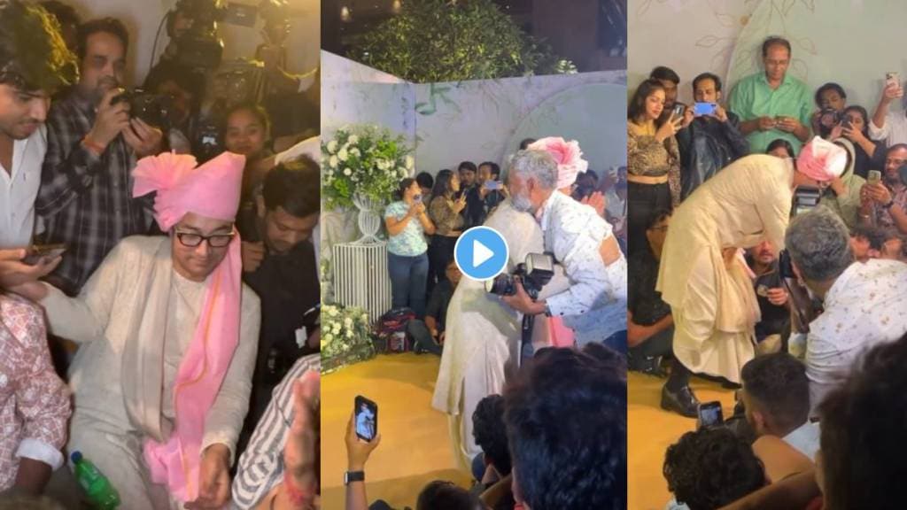 Netizens praises Aamir Khan for his Paparazzi greeting in daughter ira khan wedding