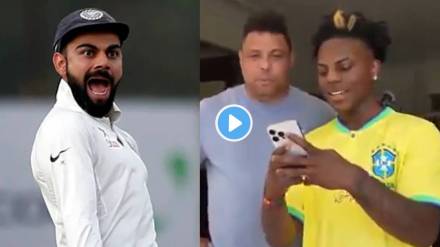 Ronaldo Nazario saying that he does not know Virat Kohli while talking to Speed has gone viral