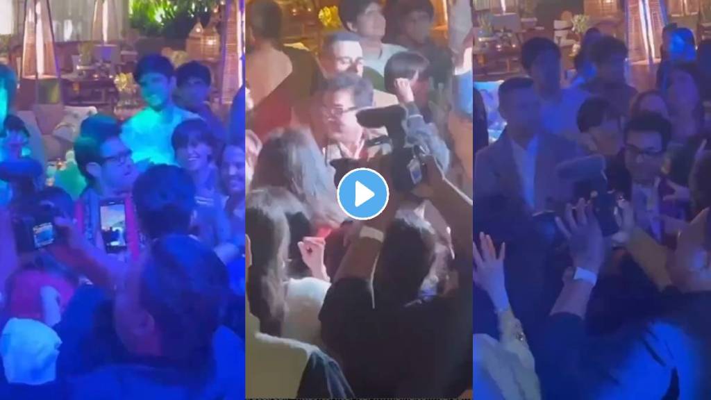 aamir khan dance on aati kya khandala song in ira khan and nupur shikhare wedding video viral