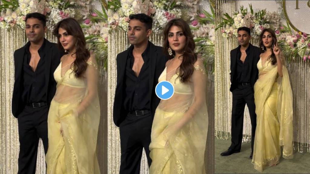 rhea chakraborty lashes out at paparazzi at ira khan nupur shikhare wedding reception party video viral