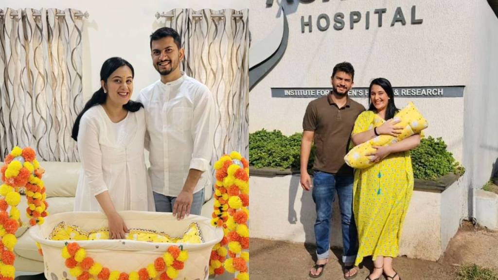 bigg boss marathi fame sai lokur share her daughter first photo and name