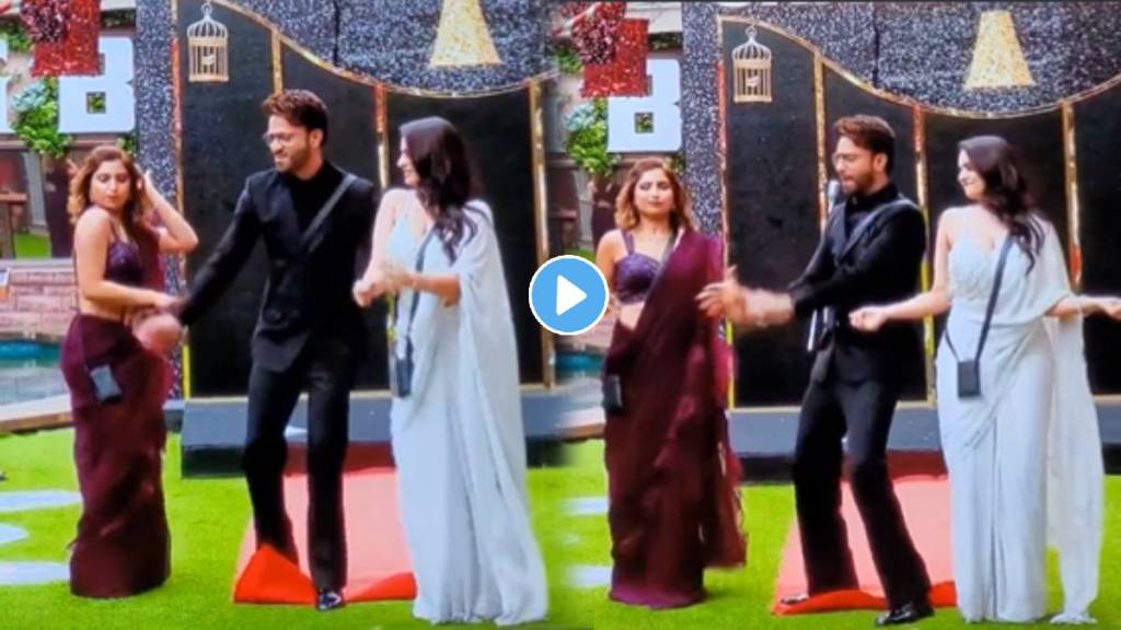 vicky jain dance with sana khan ayesha khan on Laila Main Laila song in Bigg Boss 17 Grand Finale