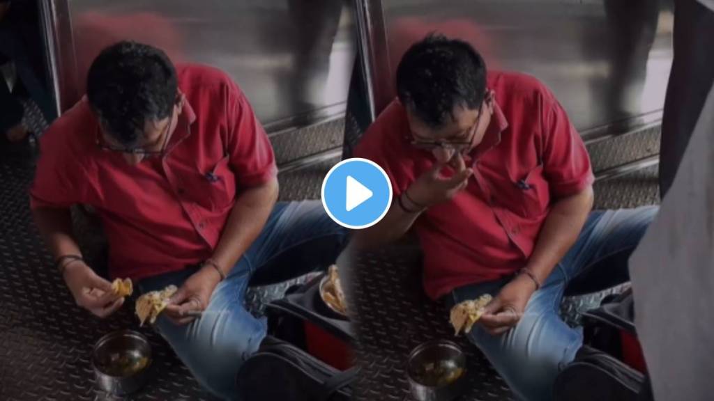 Father's Sacrifice for his family and childrens mumbai local video goes viral