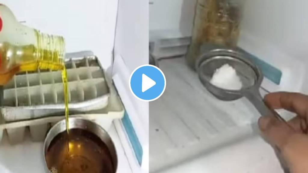 Viral kitchen tips in marathi put oil and salt in fridge save electricity bill kitchen jugaad video