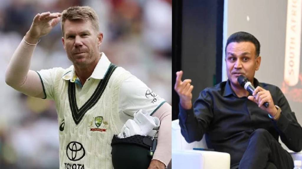 Former Indian player Virender Sehwag chose his favorite test innings of David Warner