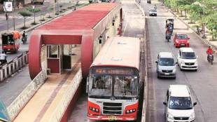 Pune Mumbai Highway BRT road