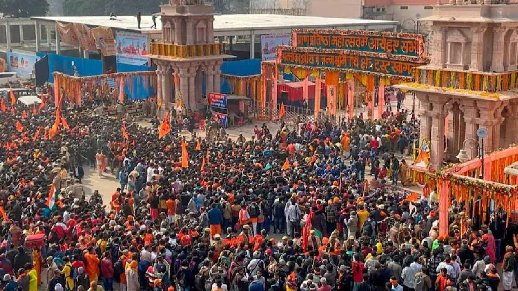 five lakh devotees visited the Ram temple