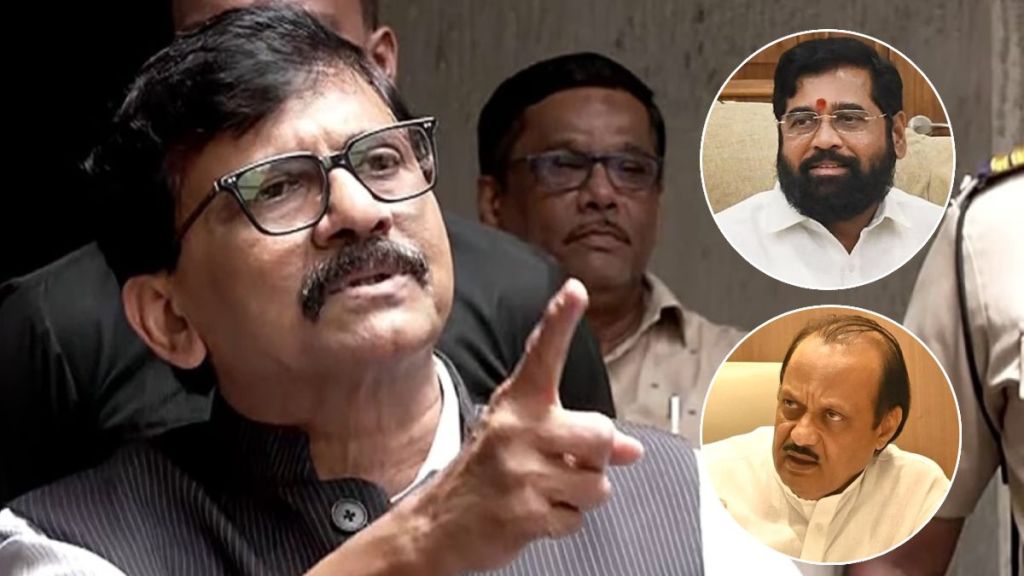 Sanjay Raut on Eknath Shinde and Ajit pawar (1)