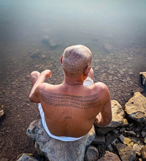 Shri Ram Name Tattooed On Whole Body Parts In This Community of India How Protest In Indian Village Became Tradition Check Photos