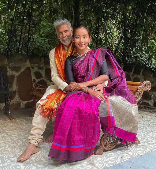 milind soman and ankita konwar